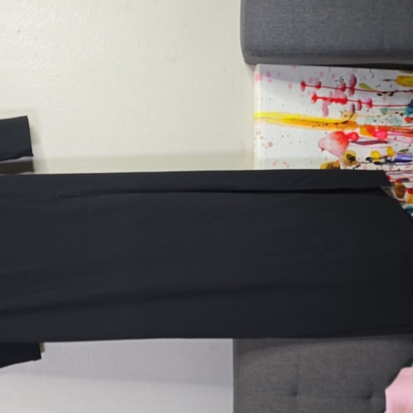 Lulus Esteeem black long-sleeved coutout column Maxi dress size XL NWT. - Picture 5 of 15